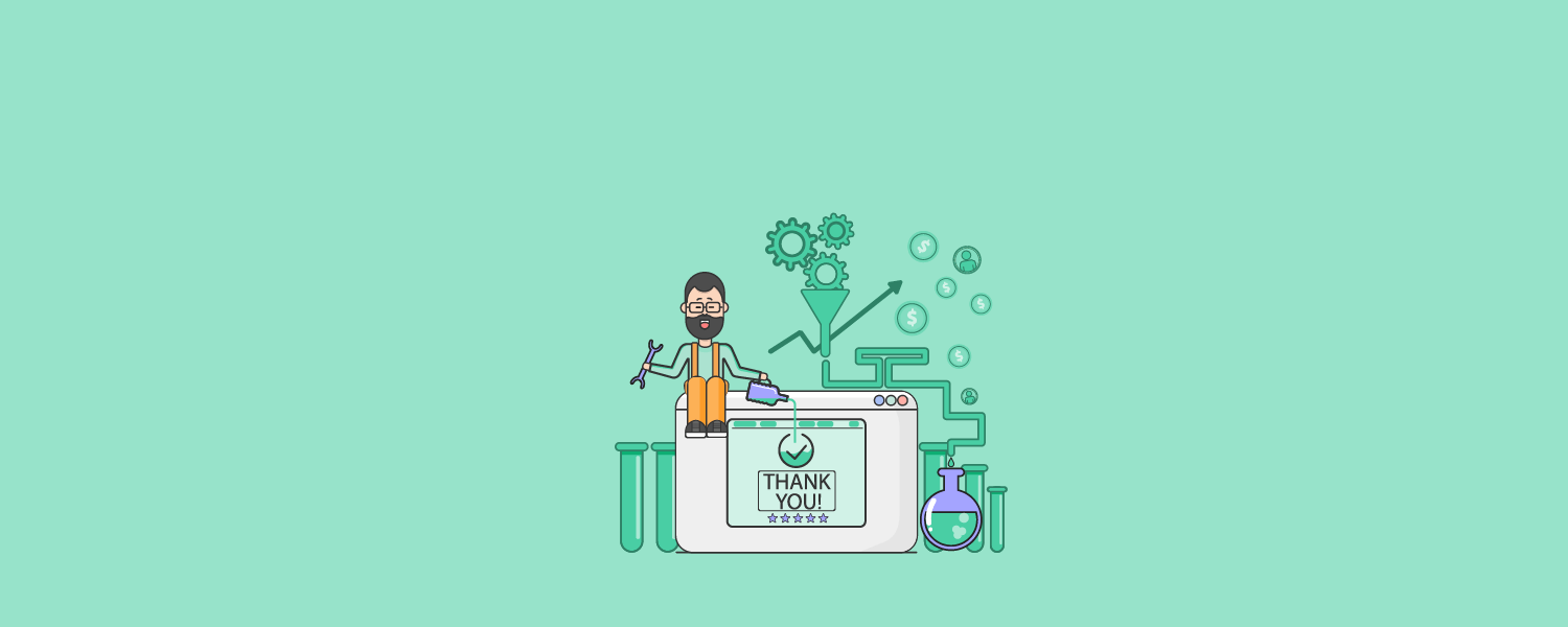 thank you page featured illustration