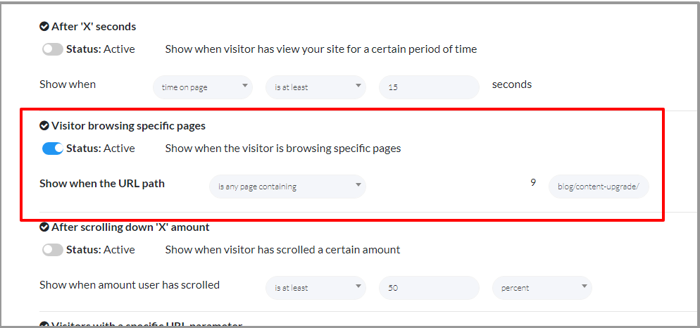 image of creating a content upgrade in KyLeads step 6