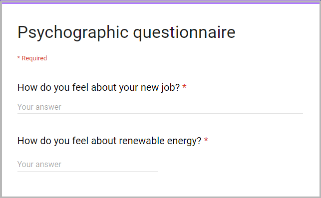 open-ended question example