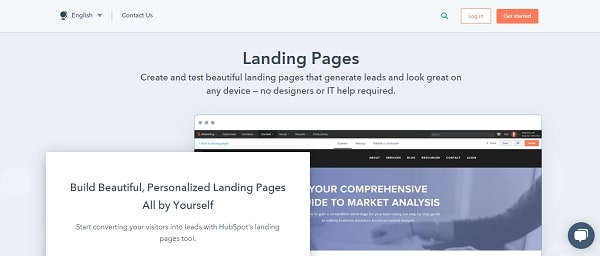 Hubspot Landing Page Builder