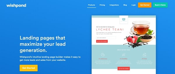 Wishpond landing pages