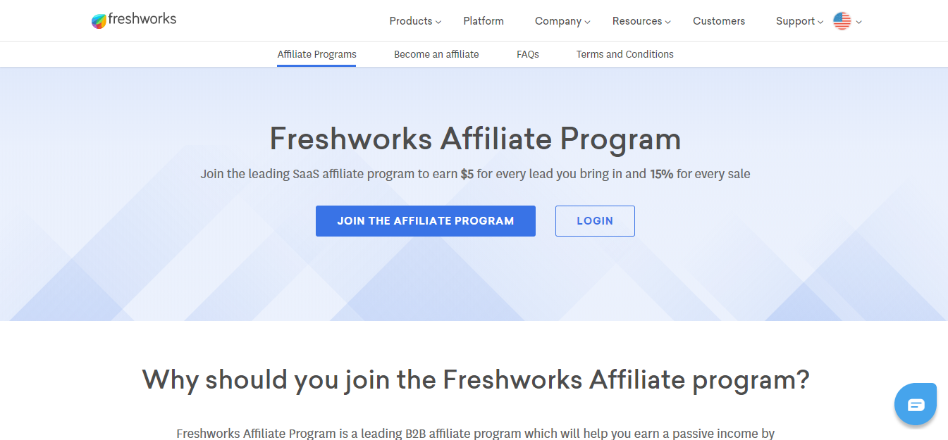 Freshworks affiliate program