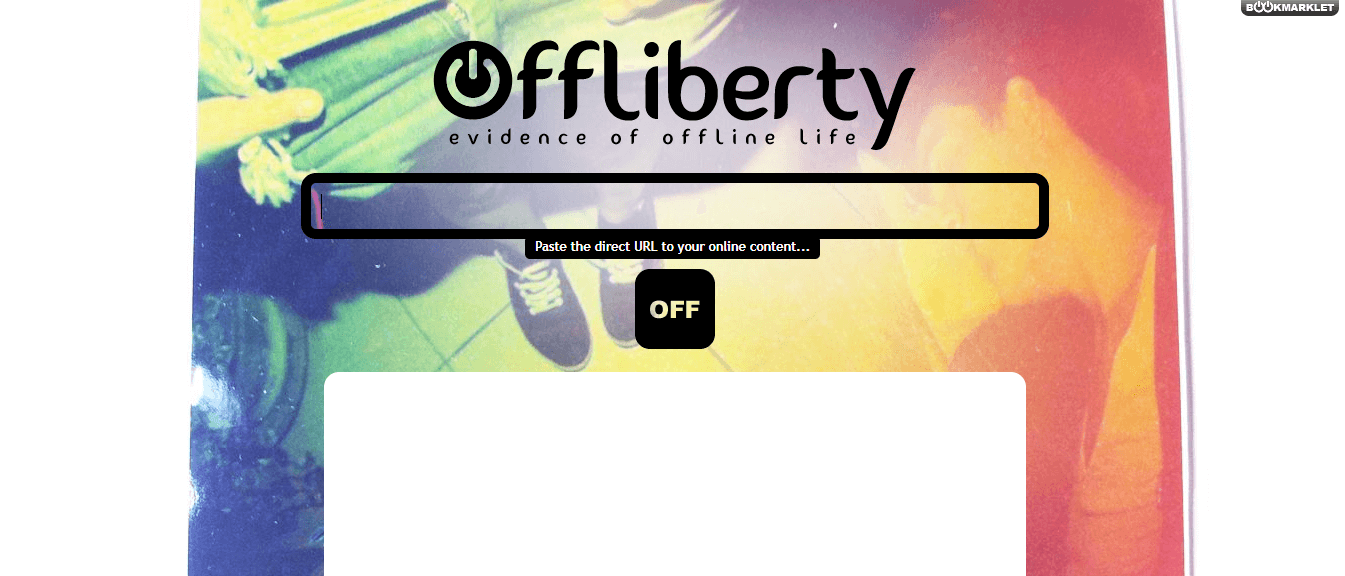 Offliberty homepage