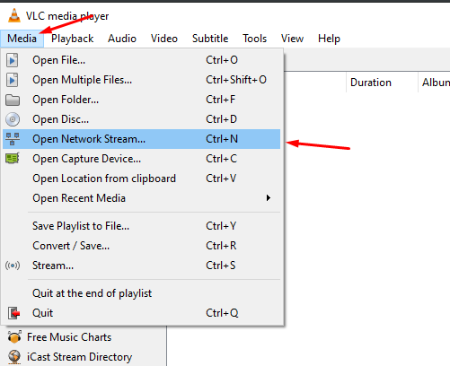 Using VLC media player to download YouTube videos