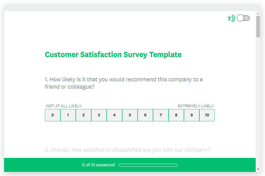 Survey monkey customer research survey